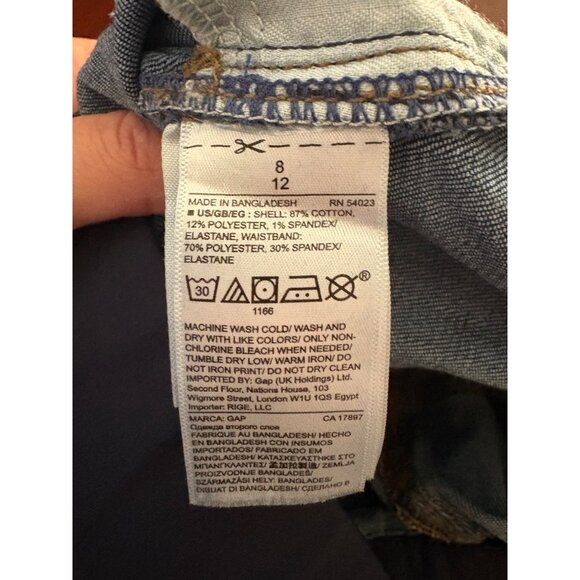 GAP Maternity Bundle of 2 Baby Boot Bootcut Jeans Size 8 Like New - Picture 12 of 14